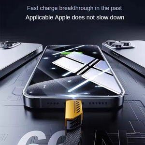 <strong>3</strong> in 1 Fast Charging Cable 6A Data Cable Type-C Suitable for Android <strong>Apple</strong> Huawei - Product Image 3