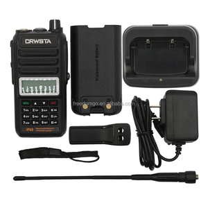 CRWSTA-Walkie talkie profesional de doble banda, sistema de intercomunicación inalámbrico de 8 vatios, resistente al agua, 2 unidades - Product Image 5