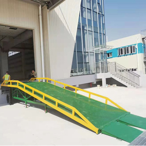 Mobile Vehicle-boarding bridge 10 tons <strong>container</strong> <strong>loading</strong> <strong>and</strong> <strong>unloading</strong> platform <strong>container</strong> load ramp dock lever - Product Image 2
