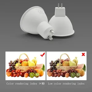 AC/DC 12V Home LED spot ampul GU5.3 ev için düşük basınç 3W 5W 6W 7W ışık çalışma mutfak downlight için 120 ve 38 derece - Product Image 5