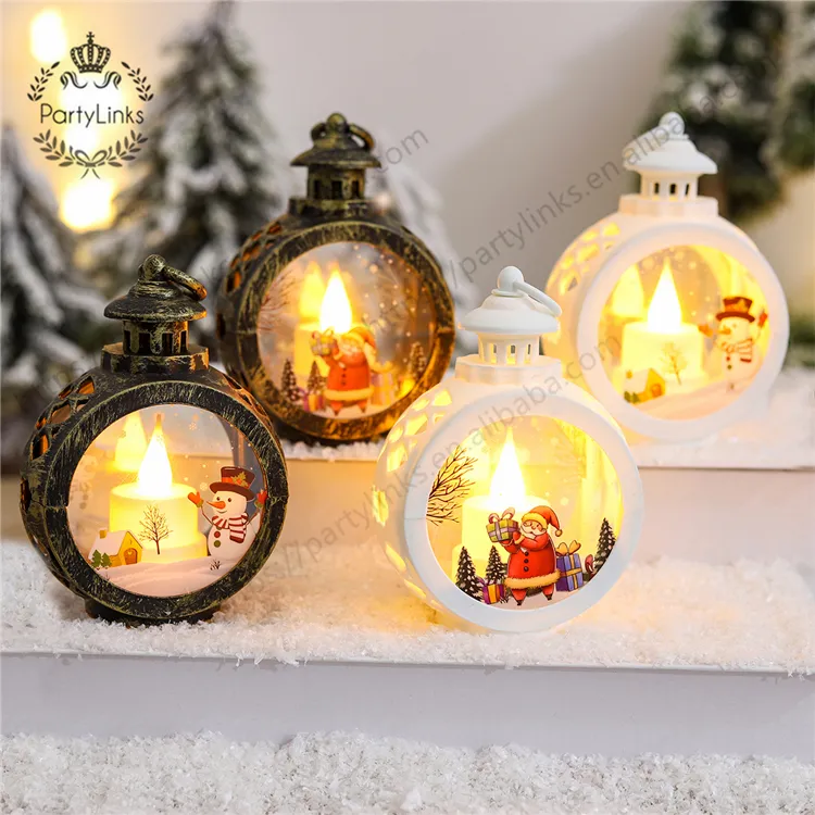 Yiwu giáng sinh vòng ánh sáng giáng sinh vui vẻ trang trí cho nhà Xmas đồ trang trí 2021 navidad Noel Natal krest chúc mừng năm mới 2022