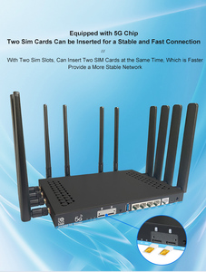 Dual Sim cân bằng tải 3000Mbps Wifi 6 GSM 5G 3G LTE 4G Router không dây với khe cắm thẻ Sim - Product Image 6