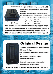 XGecu T76 USB3.0 programador Universal herramienta de programación de Chip Original para EEPROM NAND EMMC MCU PK T48 Analizador de motor