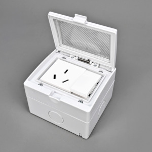 IP55 French <strong>UK</strong> Standard 1 Gang 1 Outlets Waterproof Exposed <strong>Mounted</strong> Electric Switch Sockets for Outdoor - Product Image 3