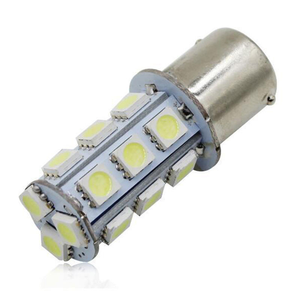 ไฟเลี้ยวและไฟเบรค LED 18 5050SMD สำหรับรถ S25 1156/1157 P21W BA15s 12V สีขาวสภาพใหม่ - Product Image 4