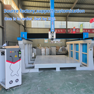 YD เครื่องตัดโฟม CNC แบบ3D เราเตอร์สำหรับเครื่องกัดแม่พิมพ์ไม้ EPS พร้อมฟังก์ชันการแกะสลักส่วนประกอบแกนหมุน - Product Image 2