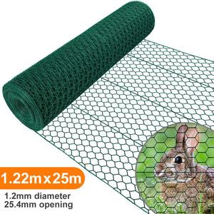 Hot Sale Huhn Kaninchen Käfig Mesh verzinkt Eisen Draht geflecht sechseckige Draht geflecht Huhn Draht geflecht - Product Image 2