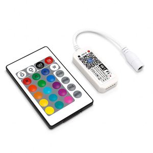 Controlador LED RGB DC5V 12V Controlador LED RGB LED Wi-Fi Controlador LED RGB para tira de LED