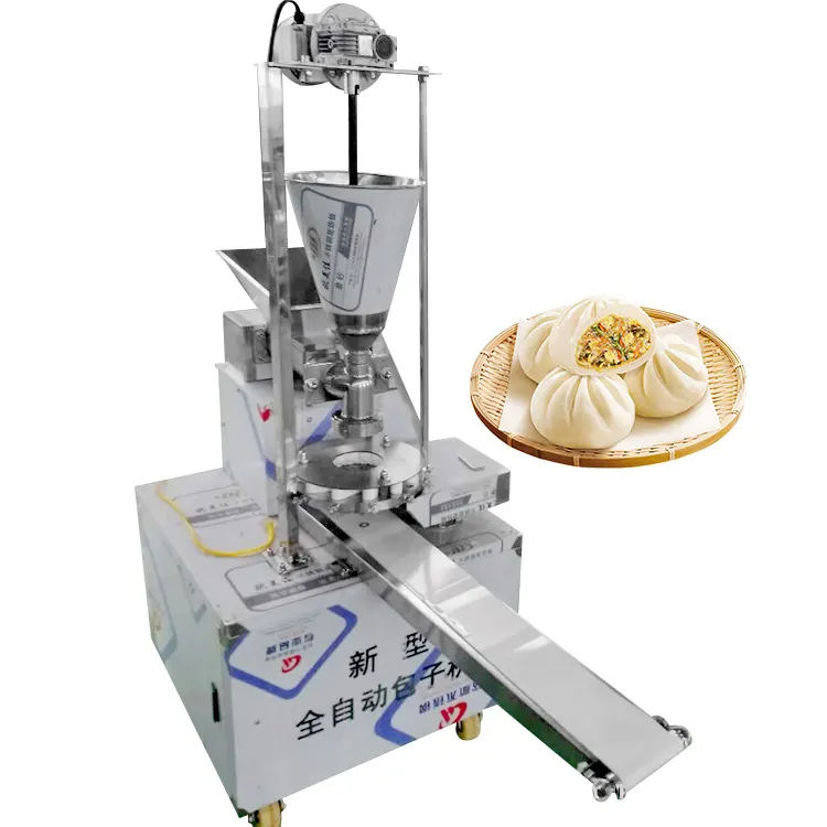 Mesin pengolahan pembentuk roti otomatis penuh mesin pembuat Siopao Filipina mesin pembuat roti uap