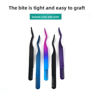 Lash <span class=keywords><strong>Applicator</strong></span> Công Cụ Tự Làm Giả Lông Mi <span class=keywords><strong>Applicator</strong></span> Công Cụ Thép Không Gỉ Cong Nhíp Lông Mi Cho Cụm Lash Dải Lông Mi - Product Image 4