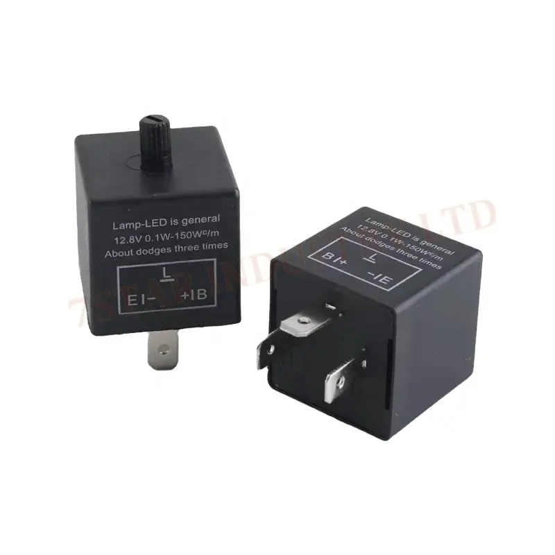 3 pin 12V 0.02A ~ 20A có thể điều chỉnh flasher Relay cho LED