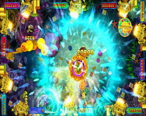 Golden <strong>Toad</strong> Fish Shooting Game Machine Premium Fishing Arcade Experience - Product Image 6