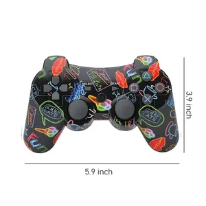 Controlador inalámbrico para Play Station 3 PS3 Bluetooth Gamepad para PS3 6-Axis Dual Vibratino Joystick Mango remoto - Product Image 6