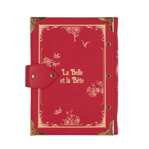 Custom Leather Cover Beauty and the Beast <strong>Book</strong> Refillable Binder Notebook Literary Journals and Notebooks for Holiday Gift