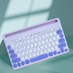 Werks kartens teck platz 4-Kanal-Bluetooth-Tastatur Dual Mode Mute für Pad-Mobiltelefon - Product Image 5