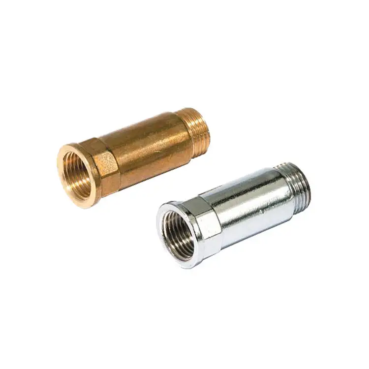Customized CNC Wire EDM Brass and Copper Turned Part Circular Shaft with Machining and Threading CNC Lathe and Milling Services