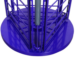 Stand girevole espositore 360 girevole 3 lato appeso accessori mobili Stand griglia griglia espositore - Product Image 3
