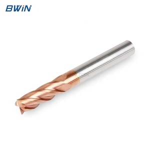 BWIN fabrika TISIN kaplama frezeler cnc kesim araçları katı tungsten karbür freze kesicisi metal - Product Image 5