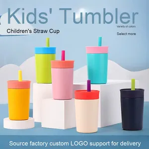 Çocuklar tarzı 12oz paslanmaz çelik yalıtımlı fincan sınır ötesi kızlar saman ile partiler için küçük kapasiteli araba fincan gibi - Product Image 2