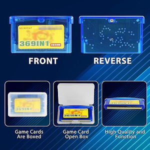 GBA/GBA SP/GBM/NDS/NDSL oyunu için 1 oyun kartında 369 - Product Image 5