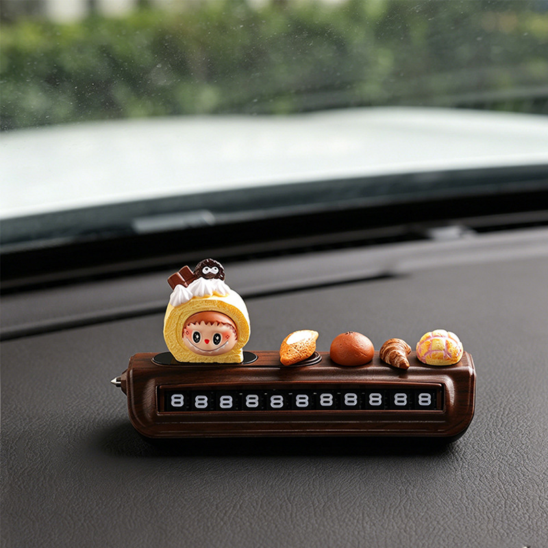 Cute Little Bread Rolling Number Plate