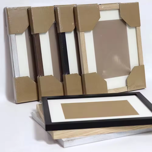 Pleksiglas ile katı ahşap yapılmış 8x10 resim çerçeveleri, ekran resimleri 4x 6/5x7 Mat veya 8x10 tablo için 4 Mat seti olmadan - Product Image 2