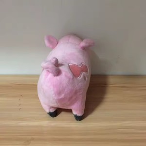 DL6 hoạt hình trọng lực rơi waddles màu hồng lợn Thú nhồi bông đồ chơi sang trọng - Product Image 2