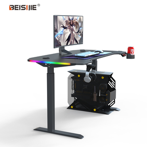 Escritorio ajustable para ordenador, mesa de oficina de estilo de carreras, venta al por mayor - Product Image 5