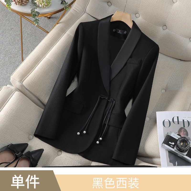 black suit