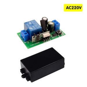 Interruttore di controllo remoto Wireless 433MHz AC110V 220V 10A 1CH modulo relè ricevitore ON OFF telecomando per lampadina a Led fai da te - Product Image 4