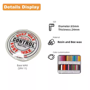 Unisex biểu tượng tùy chỉnh PP Chất liệu túi cho lướt sóng bán buôn nhiệt đới đại dương <span class=keywords><strong>scraper</strong></span> Wax Board Lược - Product Image 3