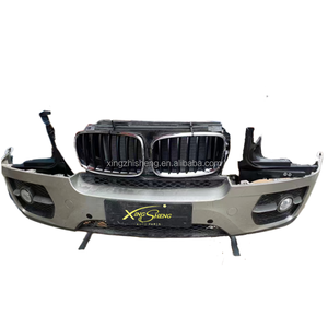 BMW X6 için E71 orijinal araba ön tampon Grille kiti sis işık Cut-Outs burun ön uç aksesuar ile kullanılan bölüm - Product Image 3