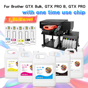Winner jet 1800ml 1.8L DTG Tinten schaufel mit Chip für Brother GTX Bulk GTX PRO B GTX PRO Drucker - Product Image 2