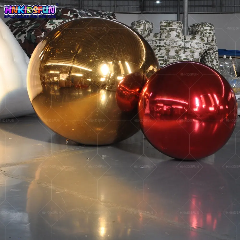 Produttore gigante personalizzato in PVC gonfiabile per feste a specchio sfera sfera gonfiabile palloncino a specchio per la vendita