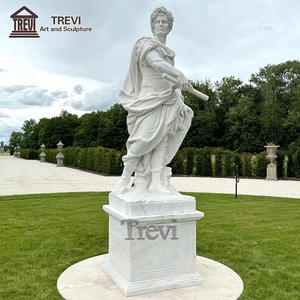 Cuộc Sống kích thước tay chạm khắc tuyệt vời Roman Leader hình điêu khắc đá cẩm thạch Julius Caesar tượng - Product Image 5