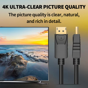 Оптовая продажа, пользовательский кабель Displayport для кабеля <span class=keywords><strong>Hdmi</strong></span> папа-папа DP-<span class=keywords><strong>HDMI</strong></span> кабель с поддержкой 4 К 60 Гц с игровым ПК монитором для ноутбука - Product Image 6