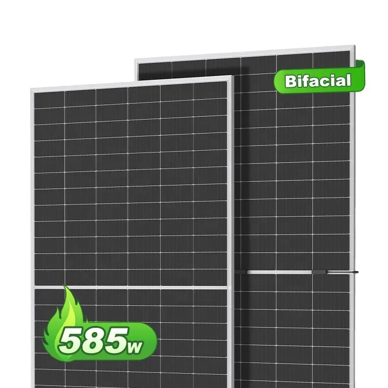 Высококачественные Фотоэлектрические двухфазные 585 Вт монокристаллические солнечные панели с 120 элементами P-типа TopCon солнечные панели