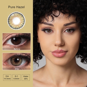 Magister 뜨거운 판매 스타 3 톤 컬러 콘택트 렌즈 멋진 봐 싸구려 컬러 연락처 14.5 아이 콘택트 렌즈 - Product Image 4