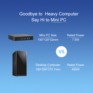 Mini PC Serie 2,5 CPU Atom C3558 C3758R C3808, 10G SFP +/G LAN/Consola/VGA, Qotom Mini Server/ Router Firewall - Product Image 4
