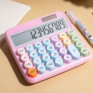 12ビットカラフルなキー計算機電子デスクトップかわいい新しい計算オフィスギフトLCD計算機ファッションメカニカルキー - Product Image 6