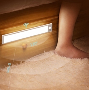 Inteligente <span class=keywords><strong>LED</strong></span> 2W 40CM Recarregável Motion <span class=keywords><strong>Sensor</strong></span> Luz Moderna para Uso Interior 2200mAh Bateria para Sala de estar Detecção do armário