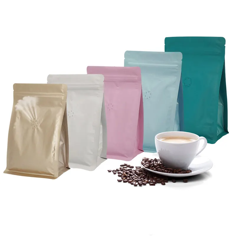 環境にやさしいサイドガセットロゴコーヒー包装袋500gコーヒー包装袋用アルミニウム粉末包装