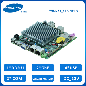 X86組み込みCeleron j1900 nano itx 3gシングルメインボードsocコンピューター、lvds usb3.0サポートLinux - Product Image 2