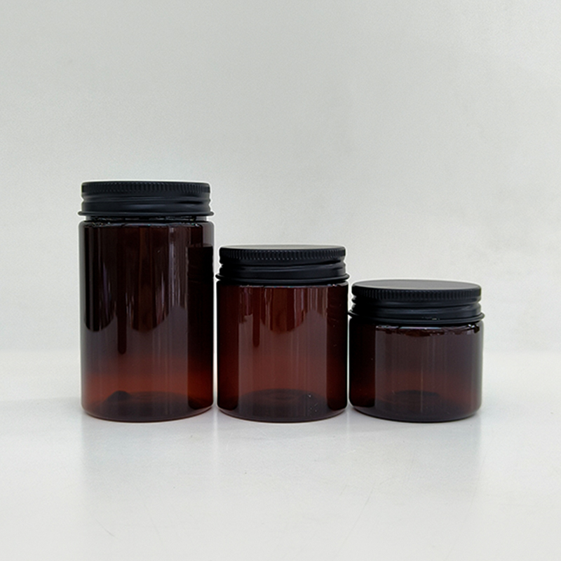 Ambre avec couvercle en aluminium noir