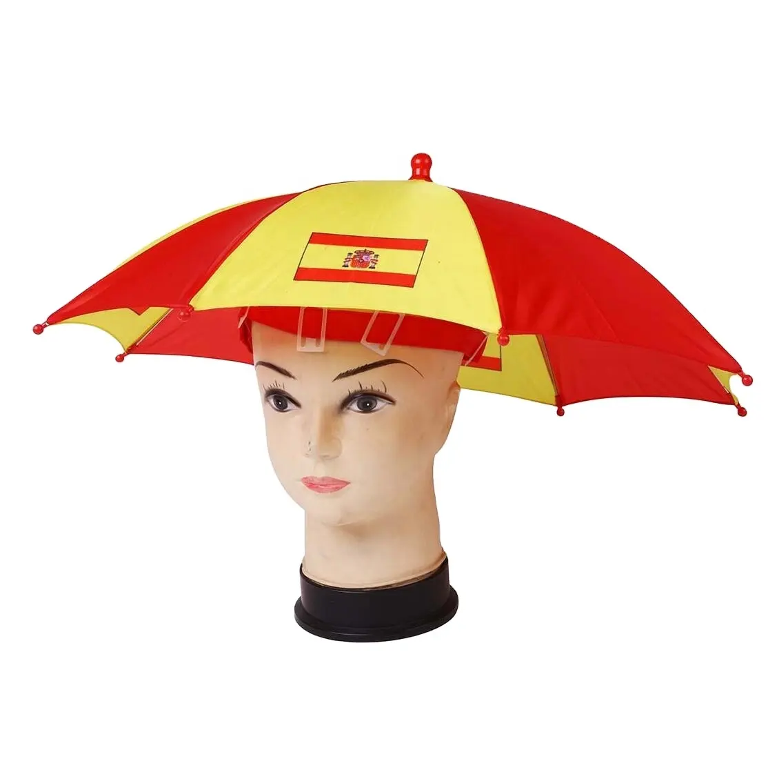 Paraguas de cabeza de hincha de fútbol de España éxito de ventas EK 2024