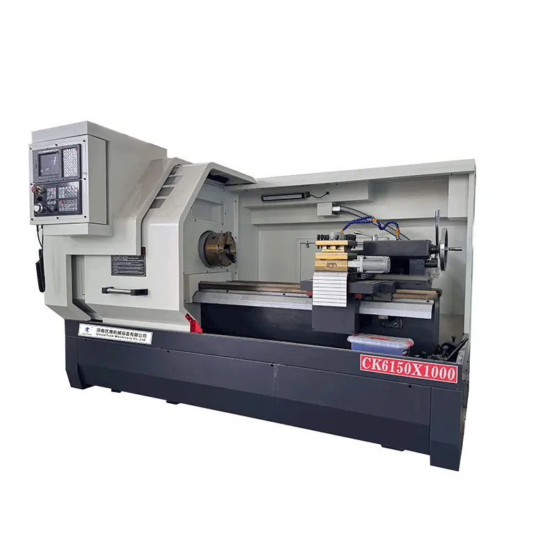 Kim loại nhỏ CNC quay Máy tiện trung tâm ck6150