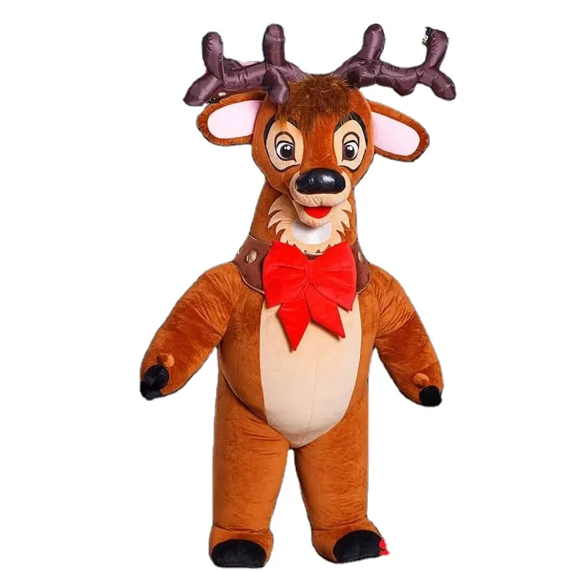 new model 2.6 meter custom inflatable costume mascot adult dog christmas reindeer costume for sale