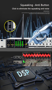 Chargeable Handheld <strong>Microphone</strong> BT <strong>Audio</strong> Processor DSP Digital Effects Sound Processor <strong>Audio</strong> with Wireless <strong>Microphone</strong> - Product Image 3