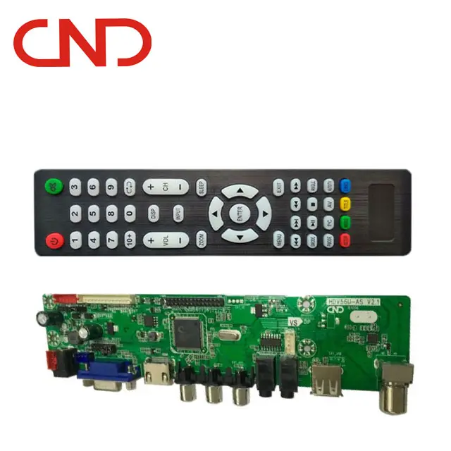 Controlador de TV universal, placa base V56, LED, LCD, hdv56