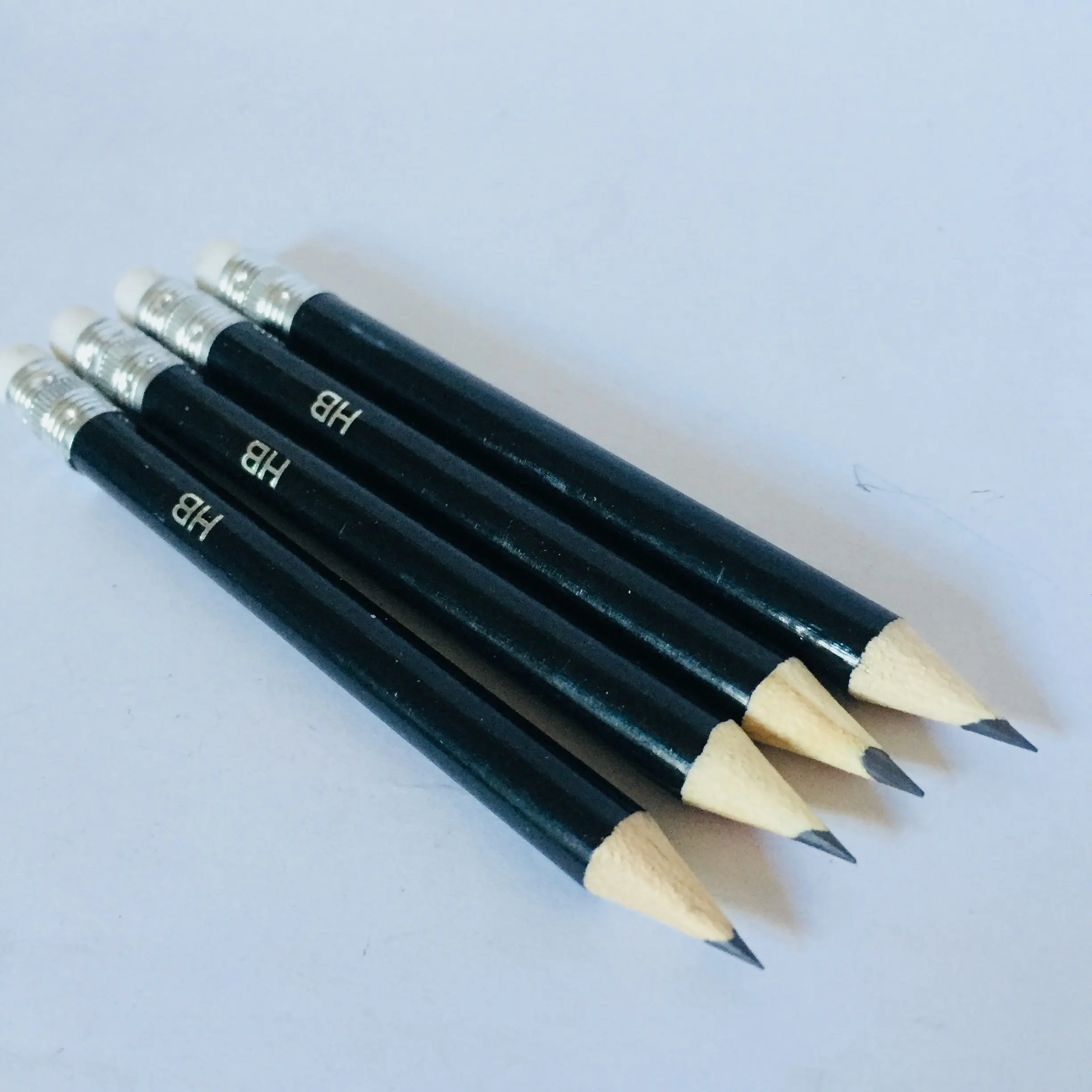 Mini matita HB standard 3.5 "matita con gomma speciale piccola matita da golf per la scrittura dei bambini